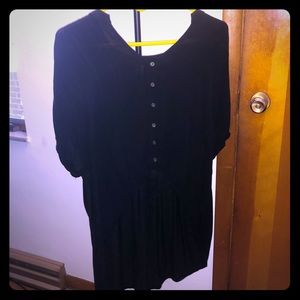 Black top high in the front longer in the back